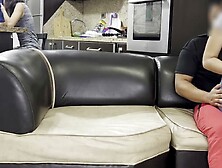 Step-Nephew's Secret Crush - Stepmom Catches Him Playfully Grope Her