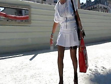 Granny Mary Short Skirt And Stockings