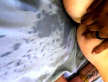 GORGEOUS PINK TWAT MAKES A MESS ALL OVER THE SHEETS