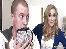 Stepmom Brandi Catches Her Stepson Sniffing Her Bras