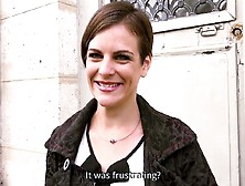 Big Ass Short Hair Brunette Gets Hardcore Dp