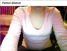 Shy and hot angel shows me deep cleavage on web camera