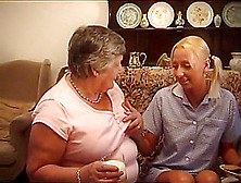 Pretty Young Blond Pleasures Bbw Grandma