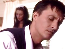 friendly fire:Step dad's creampie is the best lube