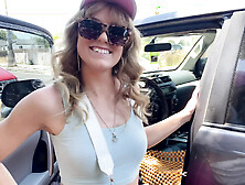 College chick River Lynn gets her pink cunt slammed and creampied by Porndude's loaded penis