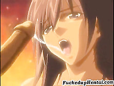 Hentai Babe Gets Gangbanged