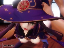 Get Deeper Into My Ass! Blue-haired Mona Gets Deep Anal Penetration