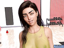 Wings Of Silicon: Gym Workout With Sexy Hot Fit Girl-Ep9