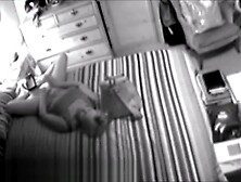 My Step mom masturbates watching pussy on mirror