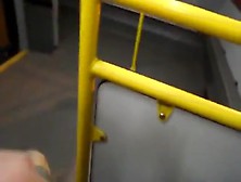 Brunette Is Turned On By Sucking A Cock On A Public Bus