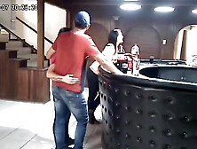 Spycam:man cheats on wifey and gets caught and turns in to a fight