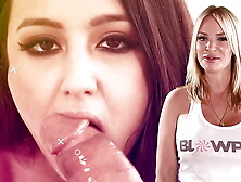 Small Tittied Brunette Invites The Gardner In For A Sexy Oral sex