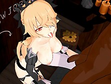 Fischl Blowjob - hiiyua - Black Clothes Color Edit Smixix