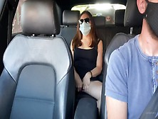 Spy Camera | Milf Cheating Ex-Wife Orgasm With Uber Stud On The Way To The Beach