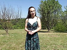 Amandine,  fresh skank,  discovers sodomy in a sex party