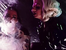 Smokin' Hawt Latex MILFs Unfathomable Belt-on Screw!