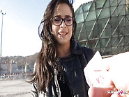 GERMAN SCOUT - College 18-Years-Old Mira with Braces First Time Anal Hardcore