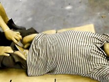 Guy gets dick exposed by friend