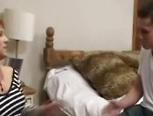 Busty British Milf Enjoys Young Cock