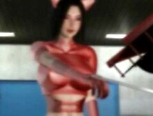 Hot hentai catwoman showing huge boobs