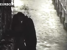 Drunk teenies kissing and touching each others private parts in a dark street at St Tropez. mp4