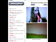 Two teen girls playing on omegle