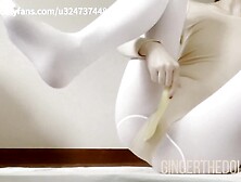 【ginger姜姜】芭蕾体服舞蹈生自慰高潮把厚白丝全部打湿～尿一裤子