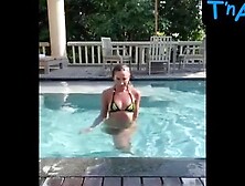Olga Buzova Bikini Scene in Olga Buzova Getting Out Of The Pool In A Sexy Way