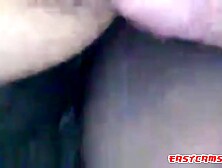 Asian Girl Facesits in Car