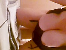 Busty amateur wife rides her dildo doggystyle