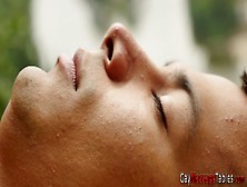 Horny Masseur Sucking