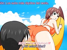Petite anime blonde with big tits and pigtails tied up for fucking