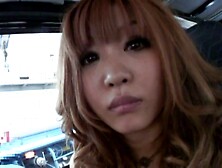 Jap Babe Sarina Gives Head in Fresh Air