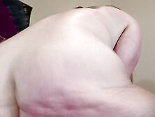 Teen BBW Rides Dildo in Chair and Cums