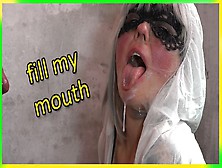 Masked Chick Gives Bj And Blows Balls.  Swallower Sperm