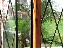 She left the window open so anyone can see her revealing bikini and fuck her