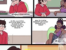 Trío de Marco con su novia y hermanastra