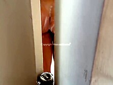 This guy spies on his half-sister in the shower and this babe sucks his penis