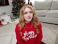 Step Sis Desires My Shlong For Christmas - Penelope Snaps