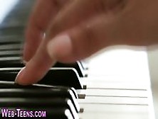 Slender Teen Tunes Pussy