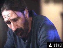 Vanna Bardot And Steve Holmes In Virgin Taboo Ginger 18 Year Old Is Messing With Her Stepfather In Fucking Her