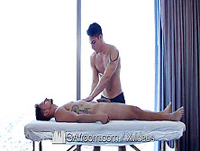 Gayroom Greasy Massage Screw With Supple Hunks