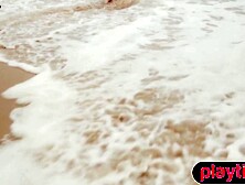 "Petite Aussie Milf Stripping on Beach - Public Nudity in Australia"
