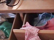 Slutty blonde teen strips off naked for her mature tutor