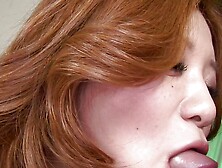 SEXY BLONDE ENJOYS AS SHE BOUNCES PUSSY ON A HUGE COCK