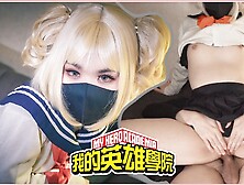 Cos Toga Himiko Kinky Daydreaming get Cream Pie and Spunk Leaking out