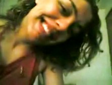 Hot arab girl sucks and rides her bf pov on the floor