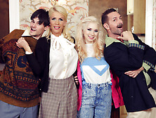 Roxy Risingstar, Tiffany Rousso VR Porn: 80's Flashback Generation X Tries Family Sex - VirtualTaboo