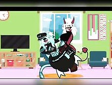 A demon fucking a unknown mix