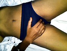 Indian girl fingerings while husband not at home